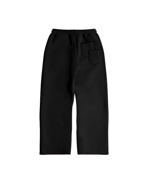 CLOUDED BLACK SWEATPANTS