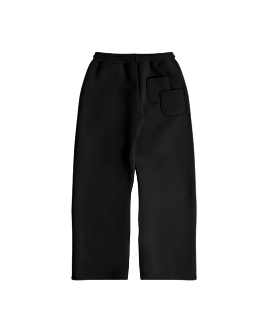 CLOUDED BLACK SWEATPANTS